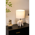 Load image into Gallery viewer, Carved Wood Animal Table Lamp