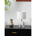 Load image into Gallery viewer, Carved Wood Animal Table Lamp