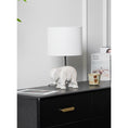 Load image into Gallery viewer, Carved Wood Animal Table Lamp