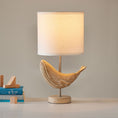 Load image into Gallery viewer, Carved Wood Animal Table Lamp