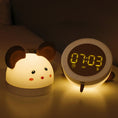 Load image into Gallery viewer, Cat Mouse Clock Night Light