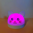 Load image into Gallery viewer, Cat Mouse Clock Night Light