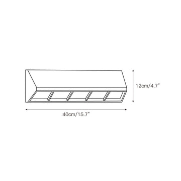 Cedrick LED Wall Lamp – detail 4 — Dimension drawings 2