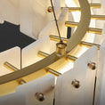 Load image into Gallery viewer, Celestial Alabaster Round Chandelier