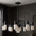 Carica l'immagine nel visualizzatore della galleria, Lampadario Centerport in alabastro