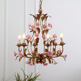 Load image into Gallery viewer, Ceramic Rose Chandelier