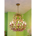 Load image into Gallery viewer, Ceramic Rose Chandelier