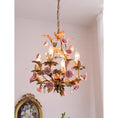 Load image into Gallery viewer, Ceramic Rose Chandelier