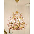 Load image into Gallery viewer, Ceramic Rose Chandelier