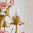 Load image into Gallery viewer, Ceramic Rose Chandelier
