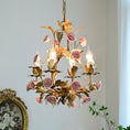 Load image into Gallery viewer, Ceramic Rose Chandelier