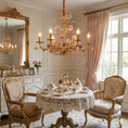 Load image into Gallery viewer, Ceramic Rose Vine Chandelier