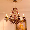 Load image into Gallery viewer, Ceramic Rose Vine Chandelier