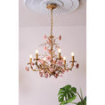 Load image into Gallery viewer, Ceramic Rose Vine Chandelier