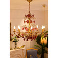 Load image into Gallery viewer, Ceramic Rose Vine Chandelier