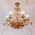 Load image into Gallery viewer, Ceramic Rose Vine Chandelier