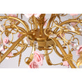 Load image into Gallery viewer, Ceramic Rose Vine Chandelier