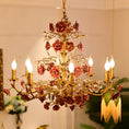 Load image into Gallery viewer, Ceramic Rose Vine Chandelier