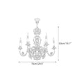 Carica l'immagine nel visualizzatore della galleria, Chambord Brass Candle Chandelier – detail 3