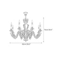 Carica l'immagine nel visualizzatore della galleria, Chambord Brass Candle Chandelier – detail 4