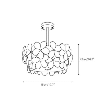 Charlotte Chandelier – detail 3 — Dimension drawings 1