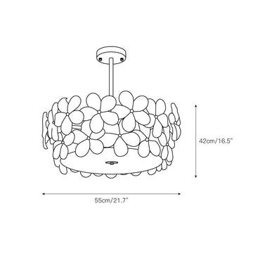 Charlotte Chandelier – detail 4 — Dimension drawings 2