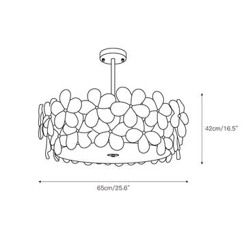 Charlotte Chandelier – detail 5 — Dimension drawings 3