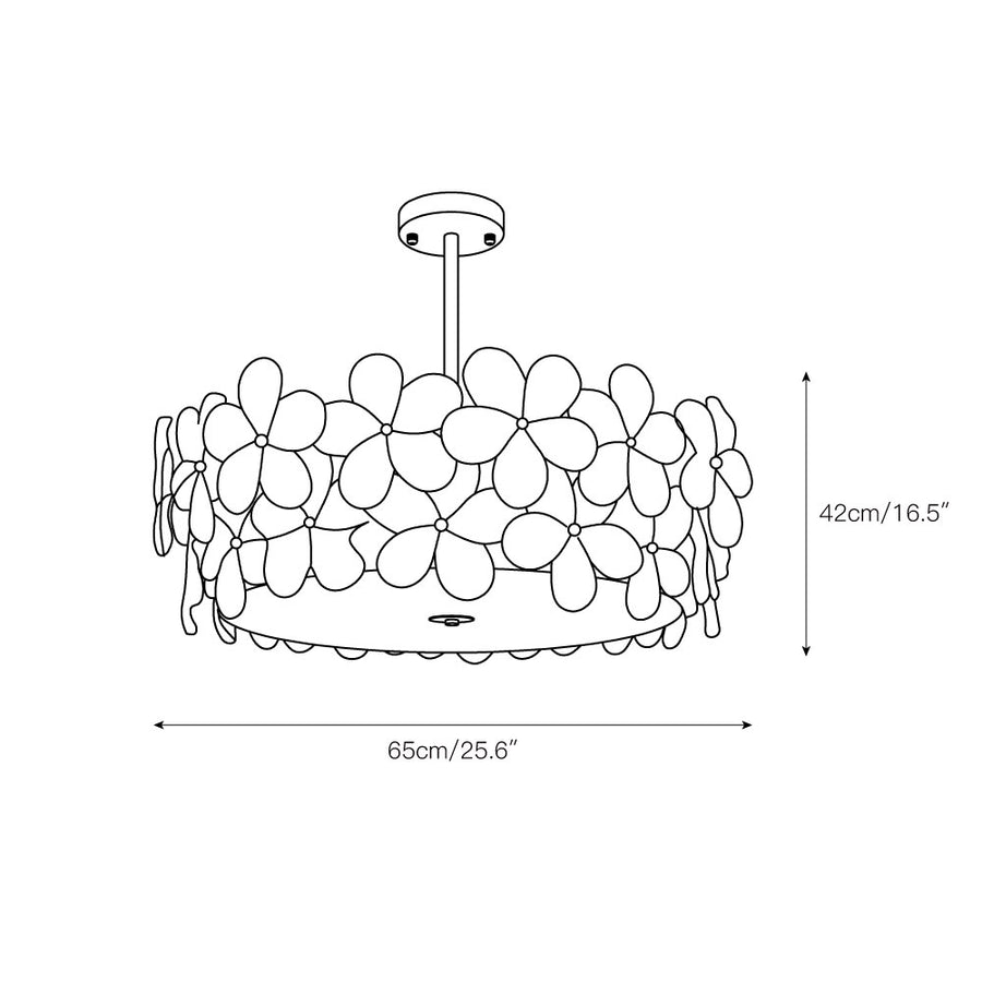 Charlotte Chandelier – detail 5 — Dimension drawings 3