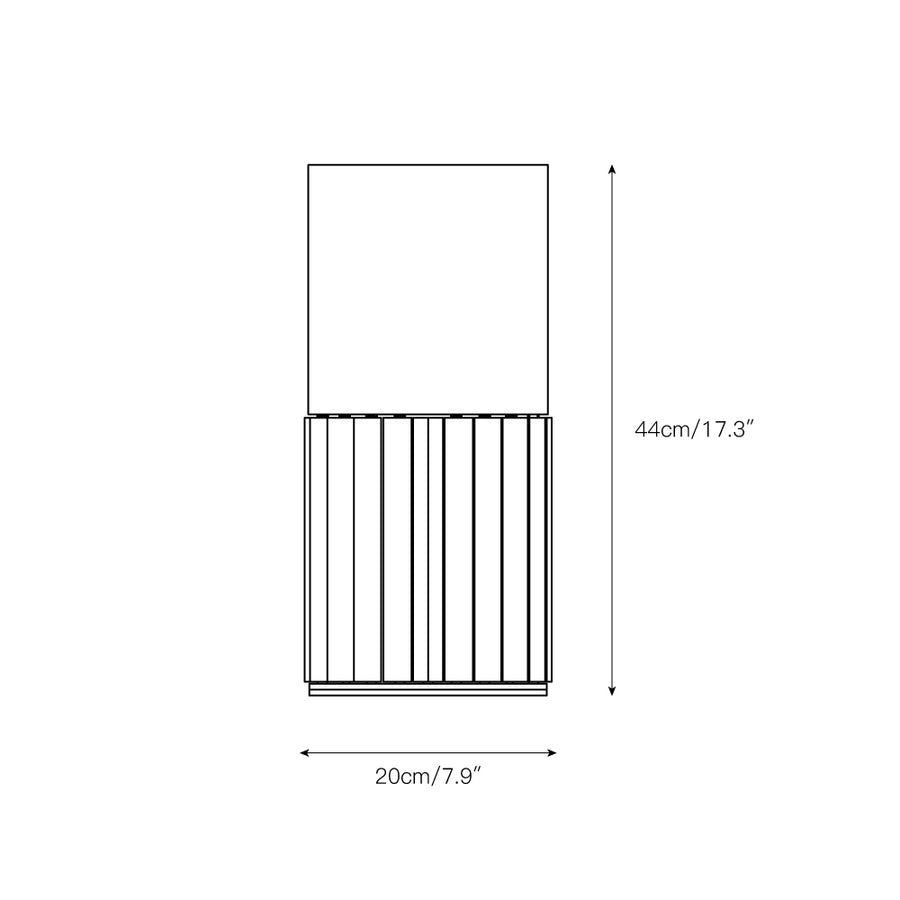 Chic Table Lamp – detail 4 — Dimension drawings 1