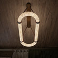Load image into Gallery viewer, Circle Alabaster Chandelier