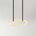 Load image into Gallery viewer, Circle Alabaster Chandelier