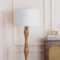 Load image into Gallery viewer, Coastal Wood Effect Floor Lamp