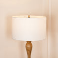 Load image into Gallery viewer, Coastal Wood Effect Floor Lamp