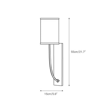 Colton Wall Lamp – detail 3 — Dimension drawings 1