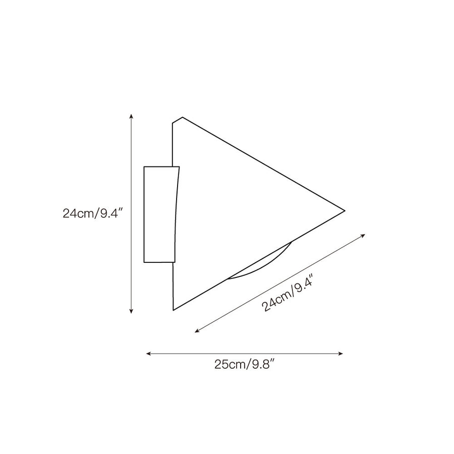 Cone Wall Lamp – detail 3 — Dimension drawings 1