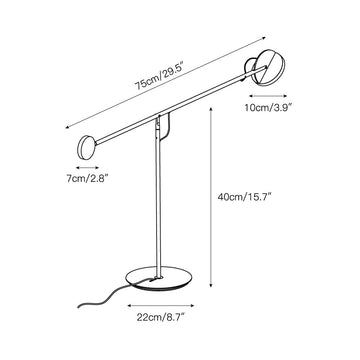 Copernica Table Lamp – detail 3 — Dimension drawings 1