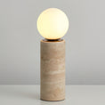 Load image into Gallery viewer, Core Travertine Table Lamp
