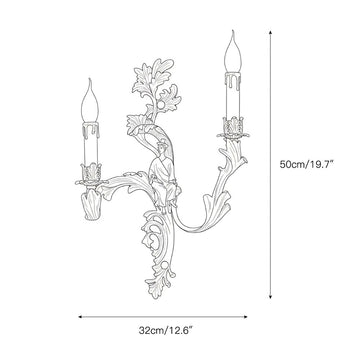Corinne Wall Lamp – detail 5 — Dimension drawings 1