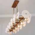 Load image into Gallery viewer, Cosmos Linear Alabaster Chandelier