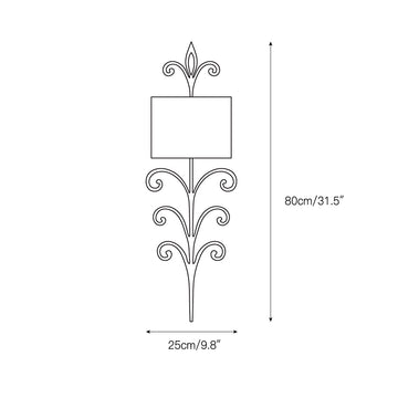 Crawford Wall Lamp – detail 3 — Dimension drawings 1