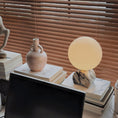 Load image into Gallery viewer, Crescent Marble Table Lamp