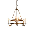 Load image into Gallery viewer, Crowley Wagon Wheel Chandelier