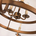 Load image into Gallery viewer, Crowley Wagon Wheel Chandelier