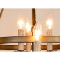 Load image into Gallery viewer, Crowley Wagon Wheel Chandelier