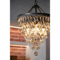 Load image into Gallery viewer, Crystal Inverted Pyramid Chandelier