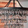 Load image into Gallery viewer, Crystal Inverted Pyramid Chandelier