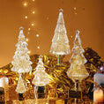 Load image into Gallery viewer, Crystal Xmas Tree Table Lamp (built-in battery)