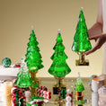 Load image into Gallery viewer, Crystal Xmas Tree Table Lamp (built-in battery)