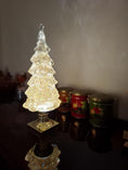 Load image into Gallery viewer, Crystal Xmas Tree Table Lamp (built-in battery)