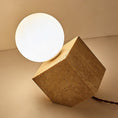 Load image into Gallery viewer, Cube Stone Table Lamp